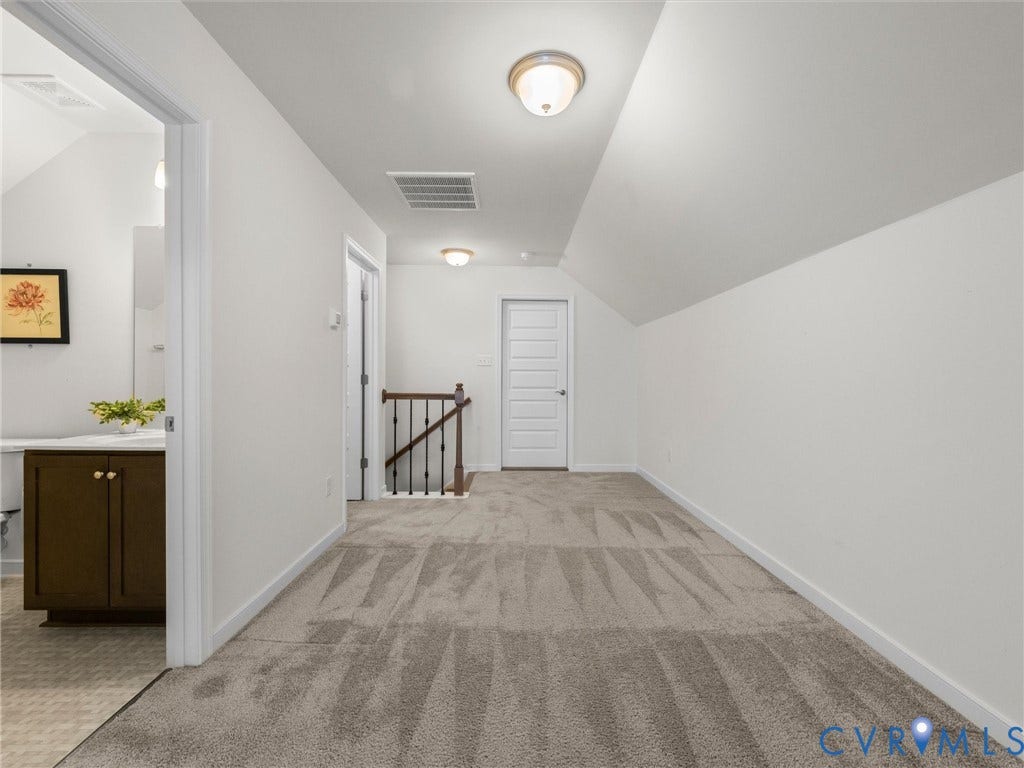 6728 Welara Run, Greenwich Walk At Fox Creek, Moseley, VA 23120 Bedroom suite or bonus room on second floor.