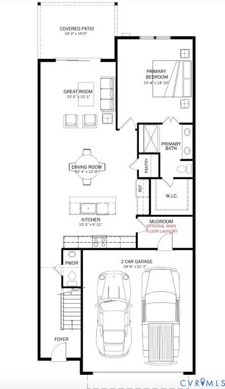 6800 Oasis Breeze Lane, Resere At Oasis, Midlothian, VA 23112 First Floor