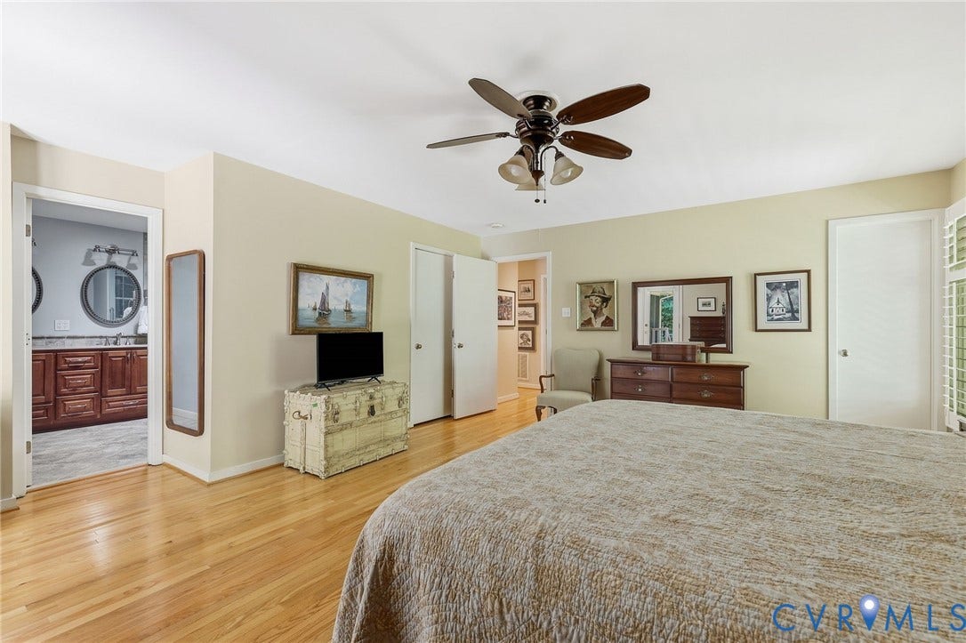 13701 Harbourwood Road, Harbourwood, Midlothian, VA 23112 Features a walk-in closet and a separate cedar-lined closet.