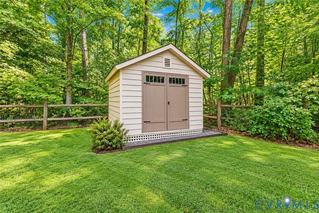 13701 Harbourwood Road, Harbourwood, Midlothian, VA 23112 Great for storing tools and yard equipment. Could also be a great playhouse!