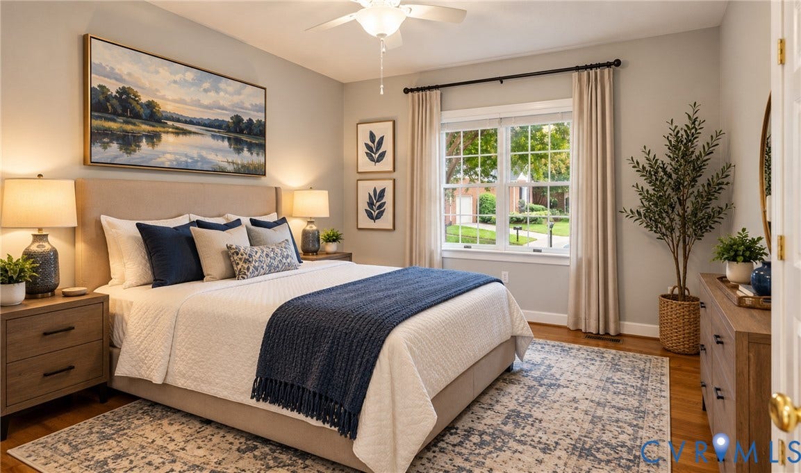 5500 Lakemere Drive, 55+ Community, North Chesterfield, VA 23234 Virtually staged