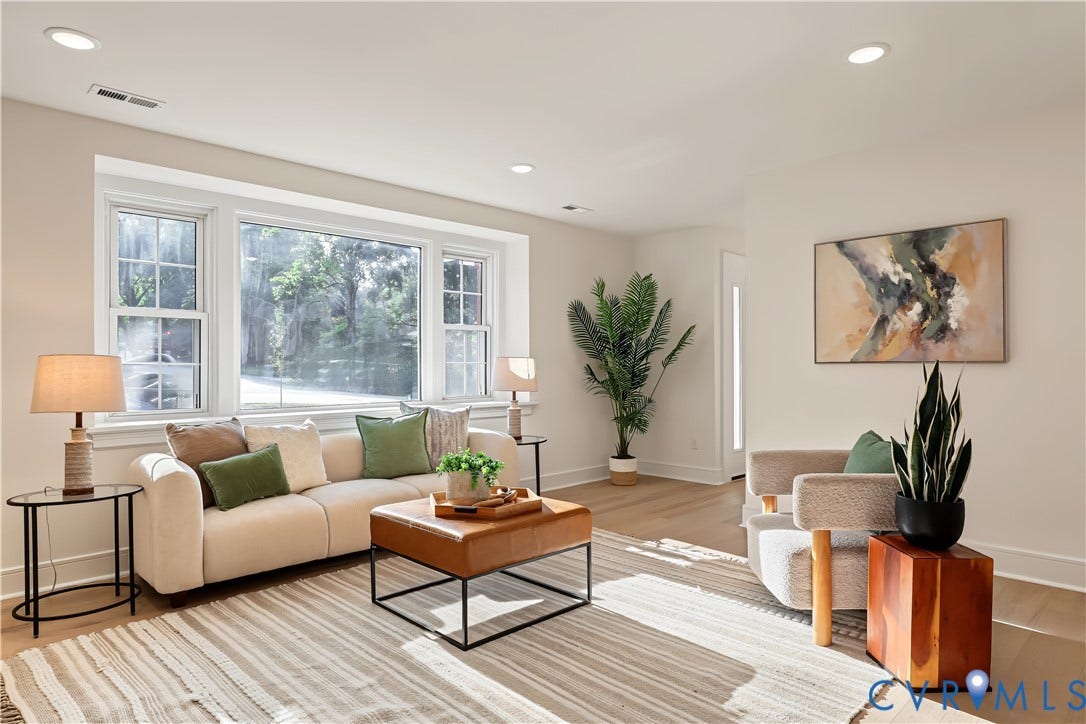702 Westham Parkway, Westham, Henrico, VA 23229 Recessed lighting, wood-finish flooring, and a multi-panel bay window