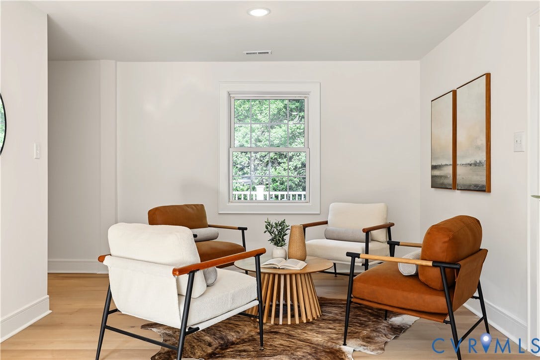 702 Westham Parkway, Westham, Henrico, VA 23229 Recessed lighting, wood-finish flooring, white walls, and a white-framed window