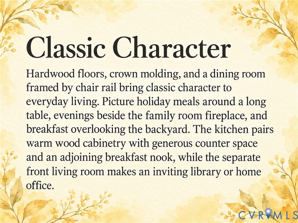 4013 Tweedsmuir Road, Moseley, VA 23120 4013 Tweedsmuir Road, Moseley, VA 23120