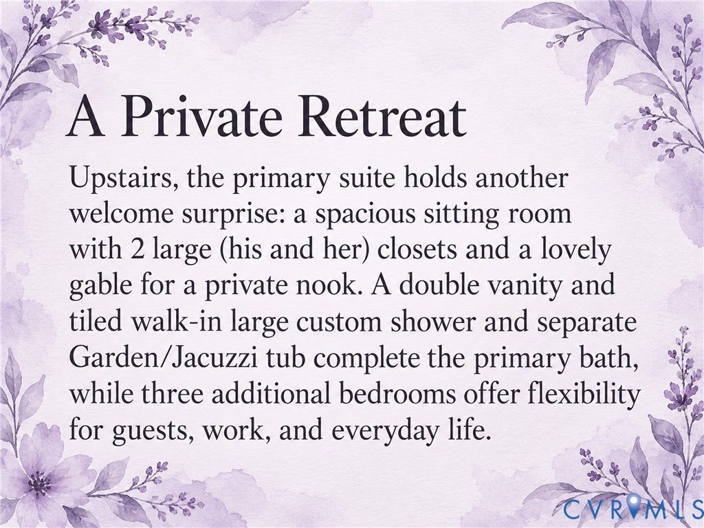4013 Tweedsmuir Road, Moseley, VA 23120 4013 Tweedsmuir Road, Moseley, VA 23120
