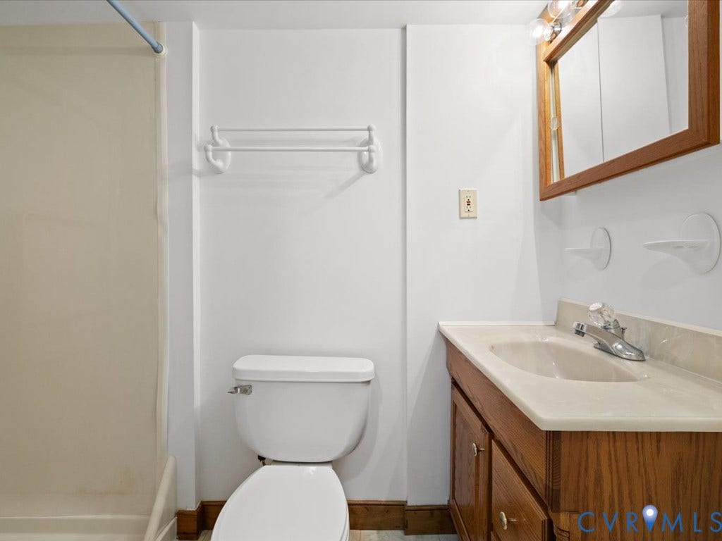 Full bathroom in basement