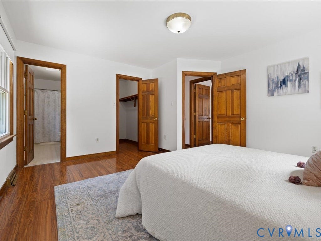 Primary BR with large walk-in closet