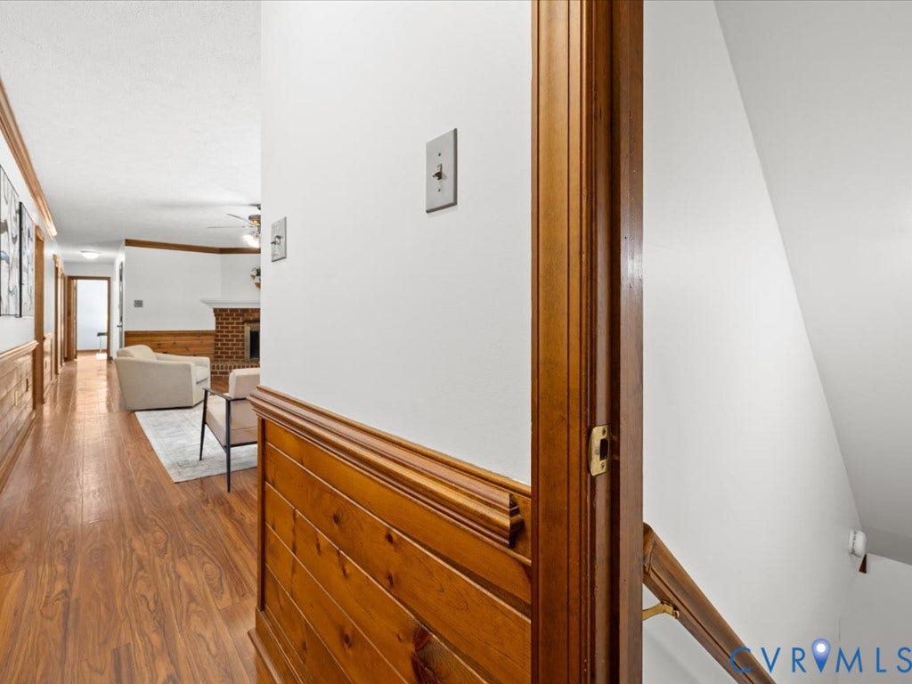 Doorway leading to finished basement