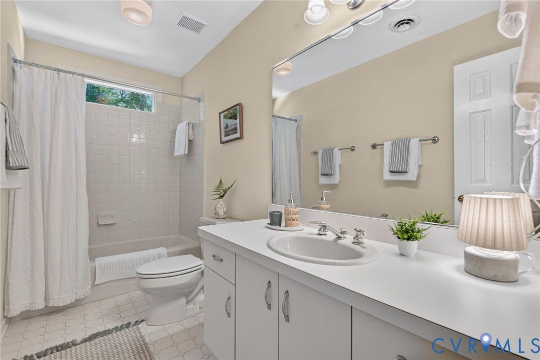 13001 River Hills Drive, Midlothian, VA 23113 Second floor full bath with transom window to let in more natural light!