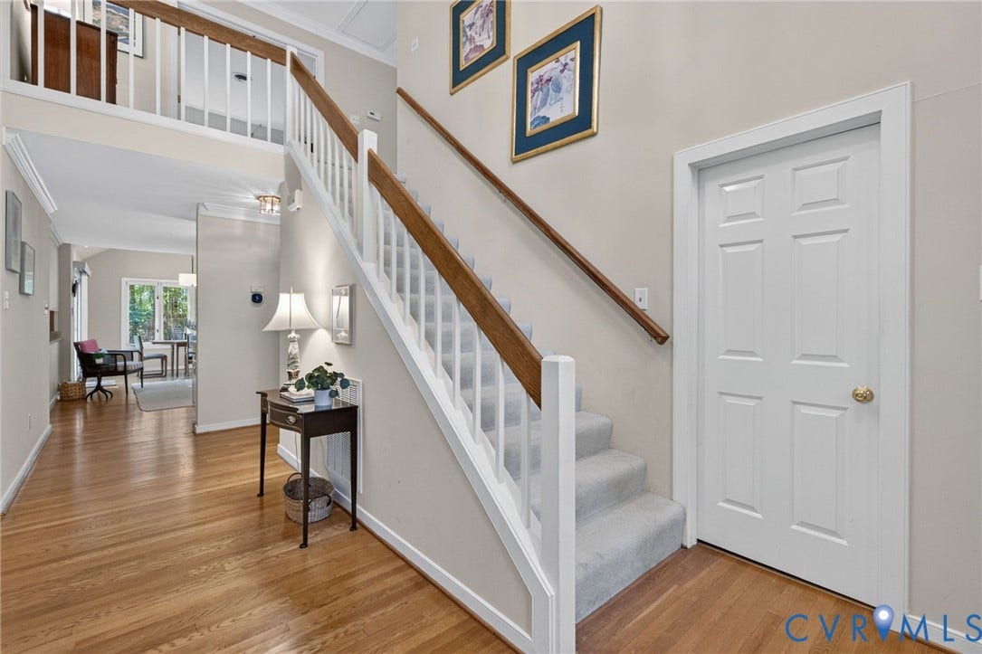 13001 River Hills Drive, Midlothian, VA 23113 Welcoming 2-story foyer with hardwood floors.