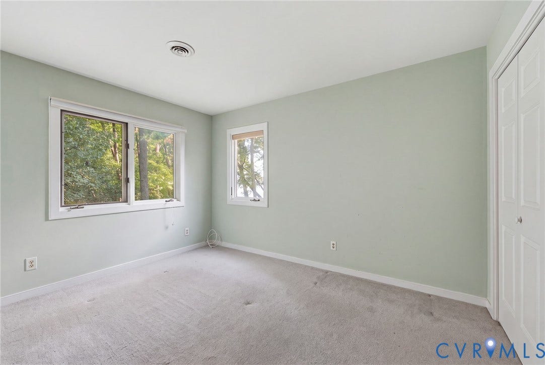 3211 Regatta Pointe Court, Brandermill, Midlothian, VA 23112 Bedroom 2 with waterviews. Owner used this bedroom as his primary bedroom.