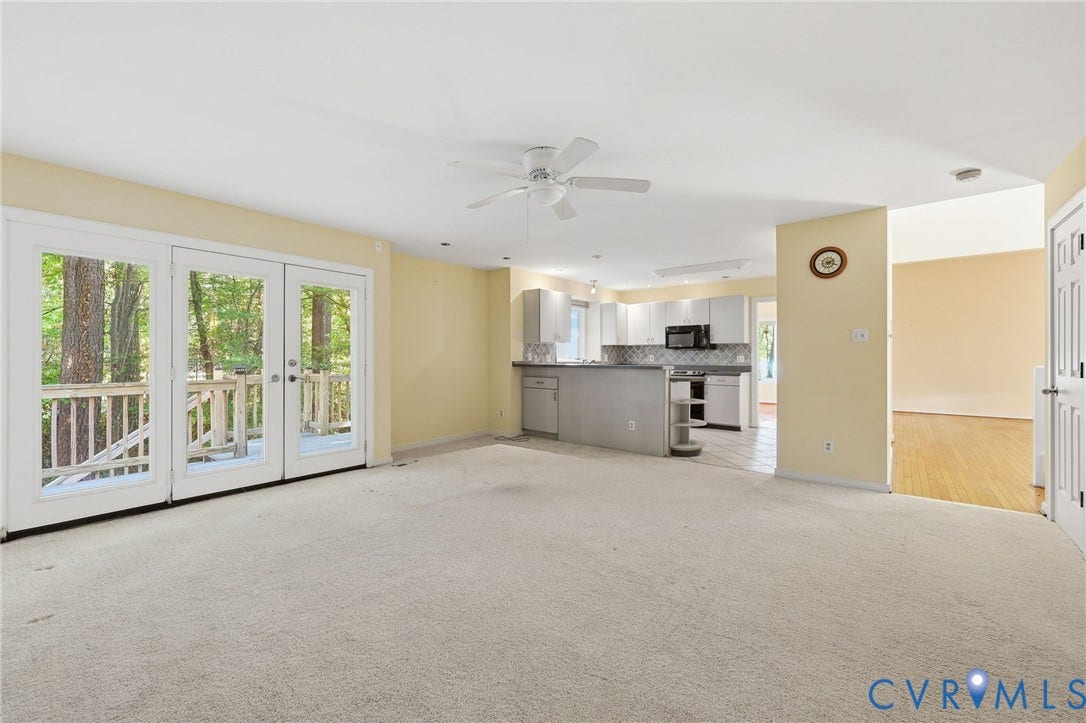 3211 Regatta Pointe Court, Brandermill, Midlothian, VA 23112 View from family room to kitchen