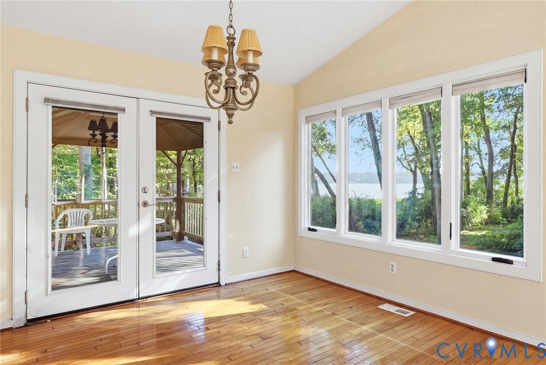 3211 Regatta Pointe Court, Brandermill, Midlothian, VA 23112 Year 'round waterviews, access to deck with gazebo.