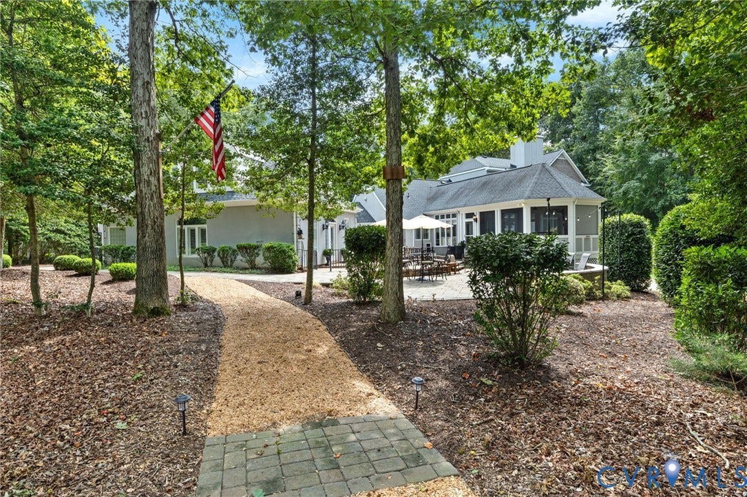 17 Quail Run Drive, Manakin Sabot, VA 23103 Owners cart path at back of house