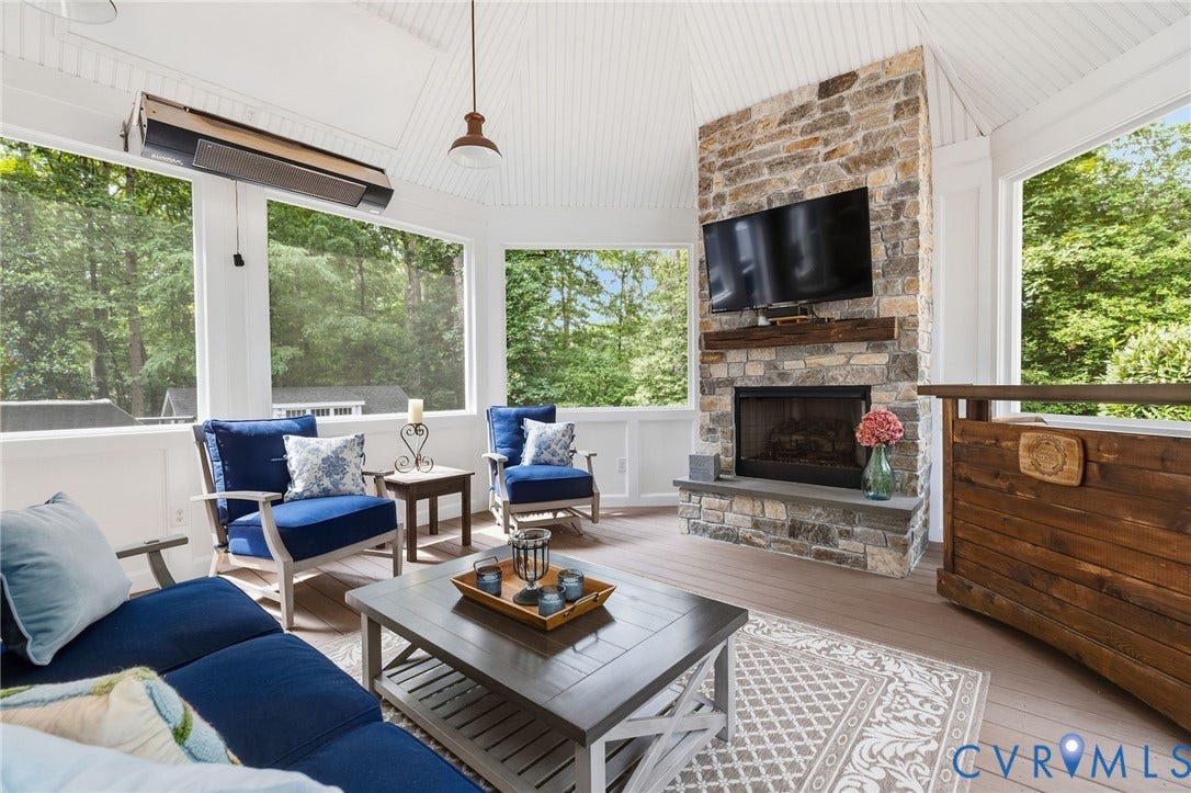 17 Quail Run Drive, Manakin Sabot, VA 23103 Screen porch, gas fireplace, vaulted ceiling