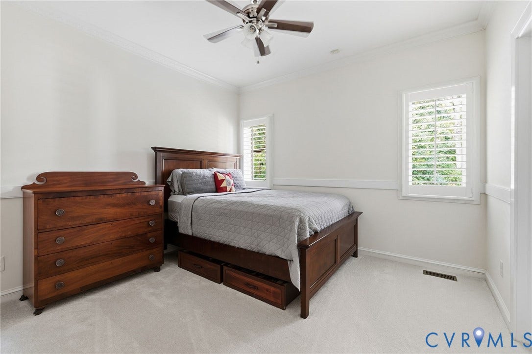 17 Quail Run Drive, Manakin Sabot, VA 23103 Bedroom #4
Carpet, plantation shutters