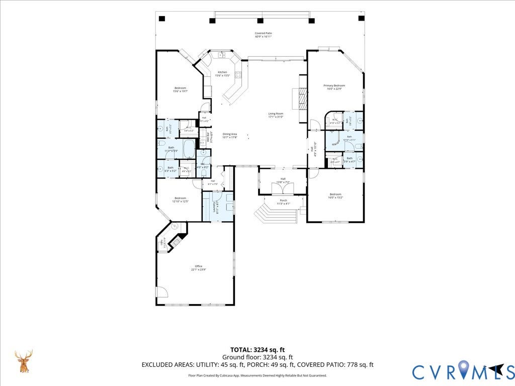 147 Oyster Cove Landing, Hartfield, VA 23071 Floor plan