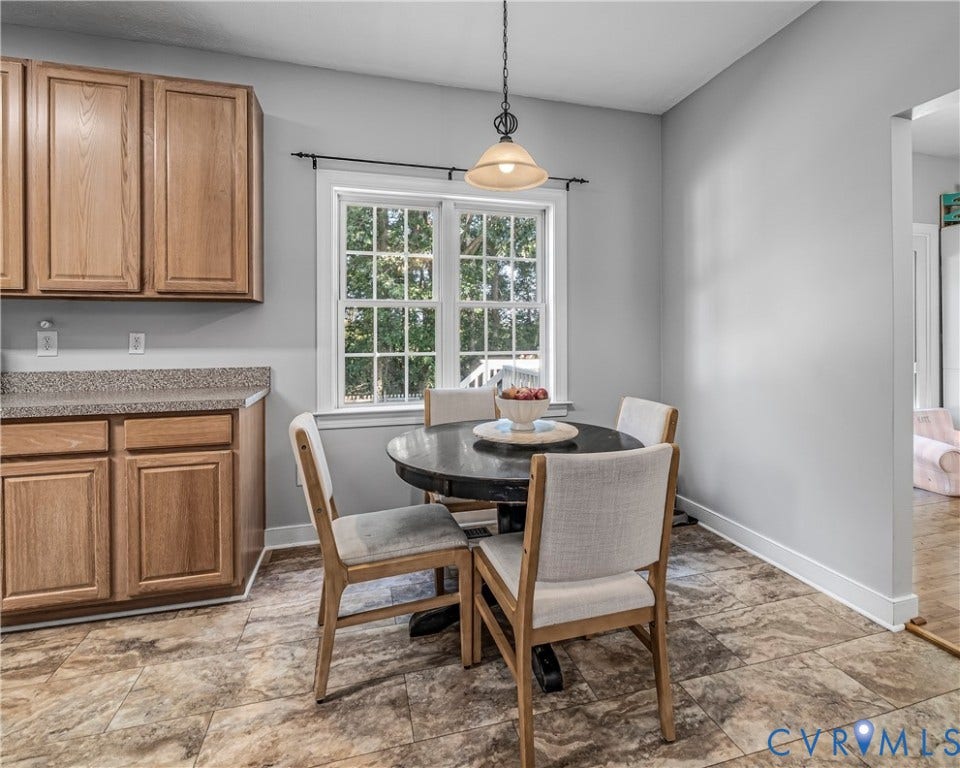 1206 Archie Lane, Osborne Heights / Varina, Henrico, VA 23231 Recessed lighting, ceiling fan, wood-finish flooring, white trim, and two windows