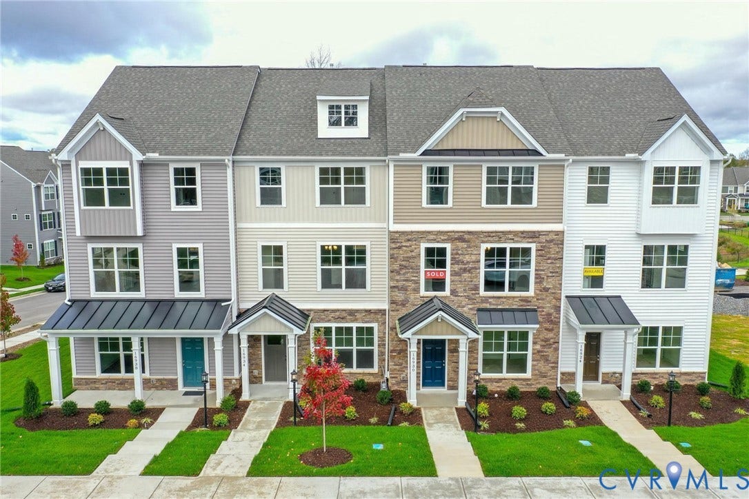 2401 Flora Boulevard, Townes At Arcadia, Henrico, VA 23231 This photo shows a similar floorplan and quality level to Eastwood Homes. Actual design selections and layout may vary.