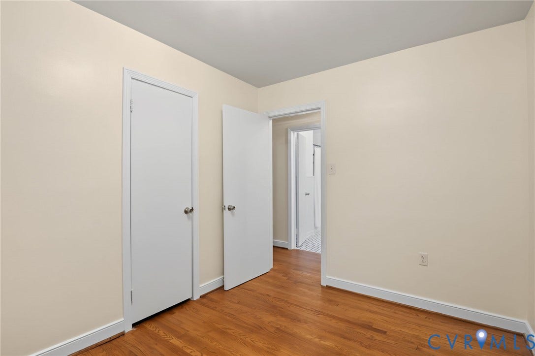 3353 Warner Road, Stratford Hills, Richmond, VA 23225 Wood-finish flooring with light-toned walls and white trim