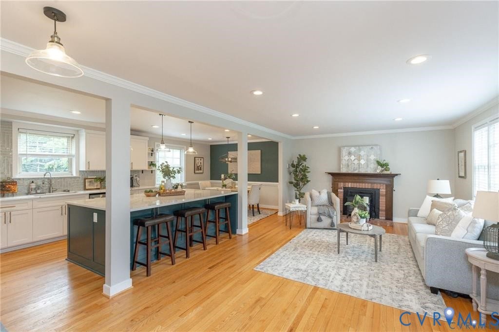 10211 Hobby Hill Road, Richmond, VA 23235 Living Room & Kitchen