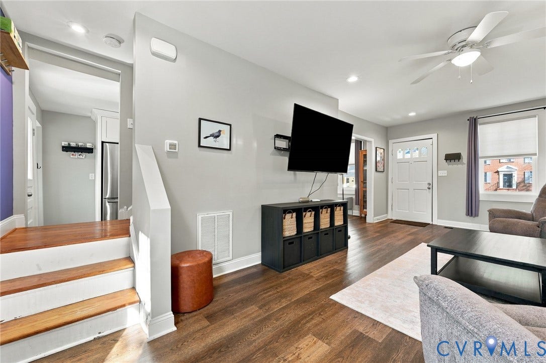 3504 Delaware Avenue, Richmond, VA 23222 Wood-finish flooring throughout the main level