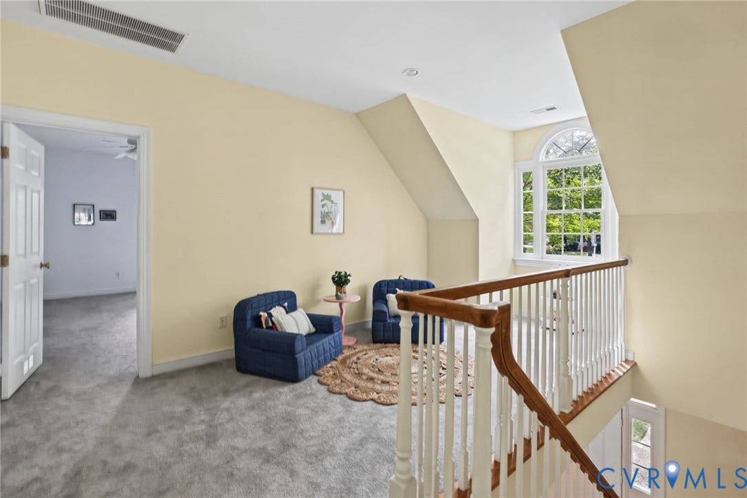 3600 Rivermist Terrace, Midlothian, VA 23113 Sitting Area between Bedroom 2 and 3.