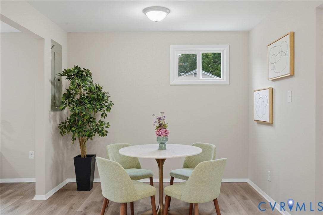 1814 Aeronca Avenue, Henrico, VA 23228 Wood-finish flooring throughout, complemented by a white trim