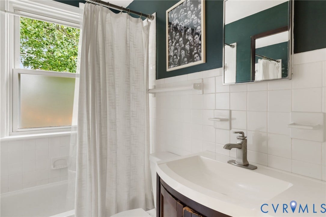 1618 Rockwood Road, Tuckahoe, Richmond, VA 23226 The full bathroom has been updated in just the right ways, keeping the original charm of the home while providing updated fixtures