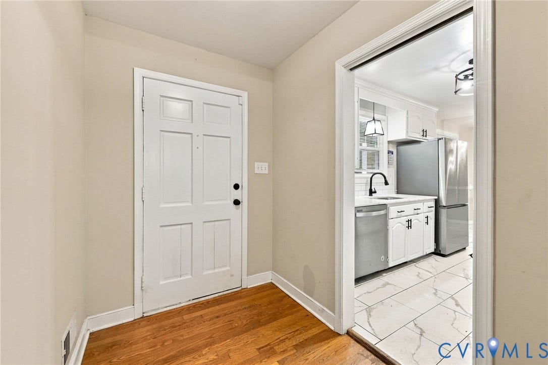 3238 E Weyburn Road, Bon Air, Richmond, VA 23235 Wood-finish flooring at entry