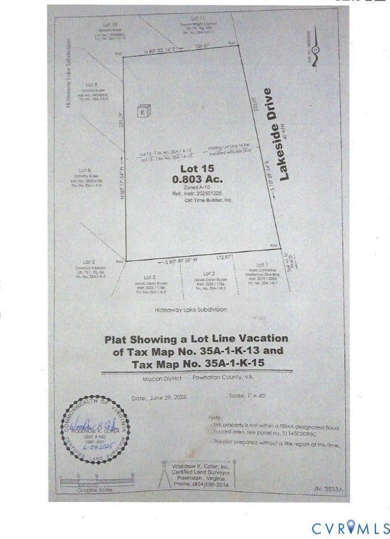 1661 Lakeside Drive, Powhatan, Powhatan, VA 23139 1661 Lakeside Drive, Powhatan, Powhatan, VA 23139