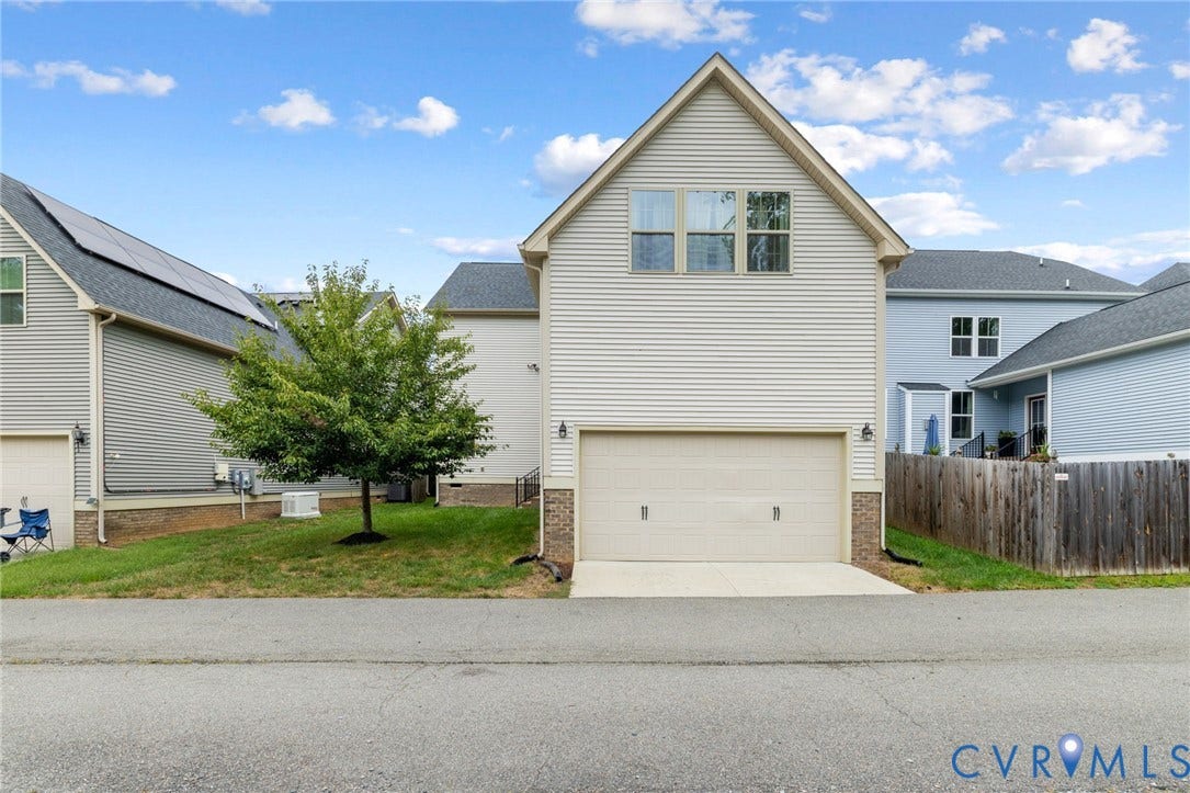 Rear Entry Two Car Garage