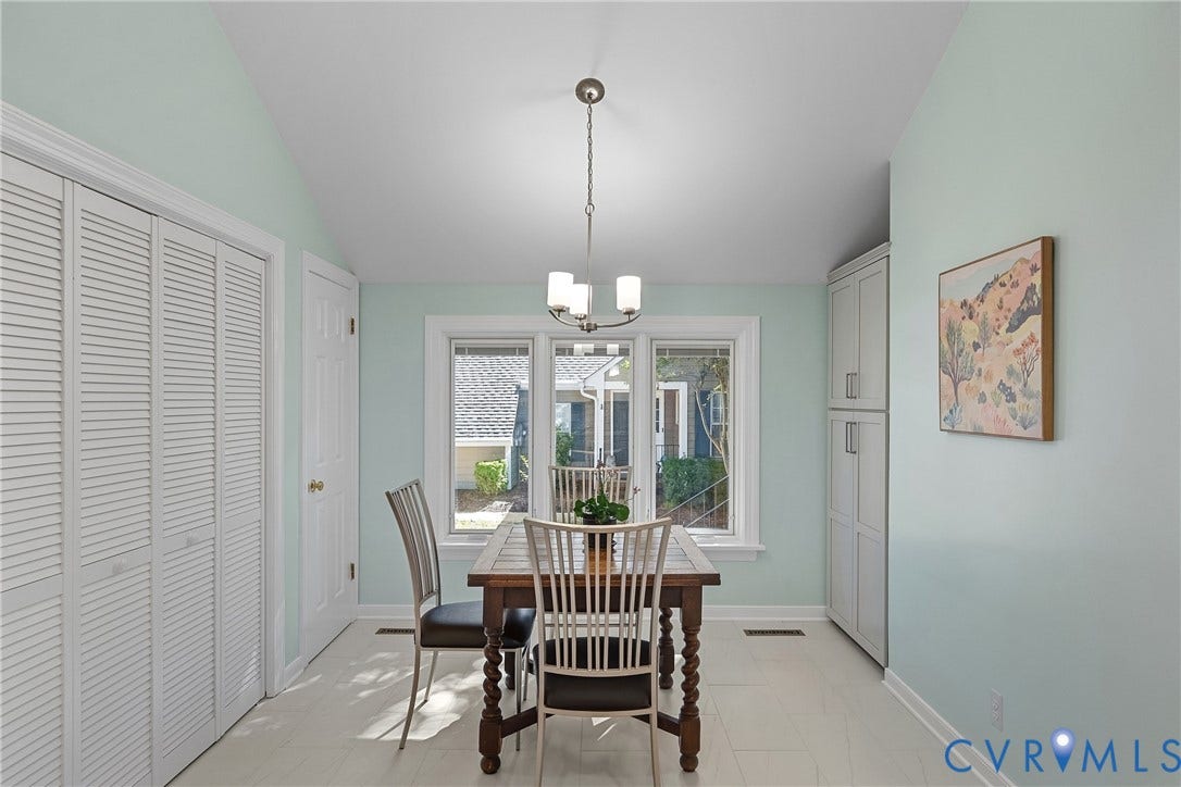 9017 Wood Sorrel Drive, Henrico, VA 23229 Eat in kitchen area with built in storage