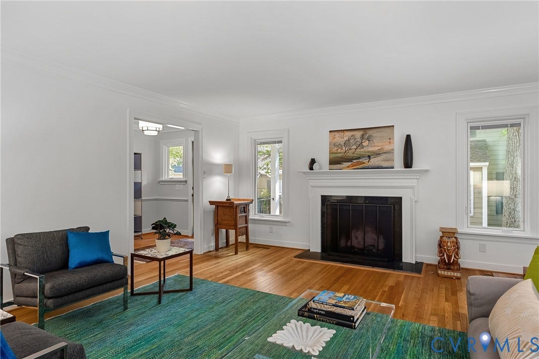 9017 Wood Sorrel Drive, Henrico, VA 23229 Refinished hardwood floors and new gas FP logs