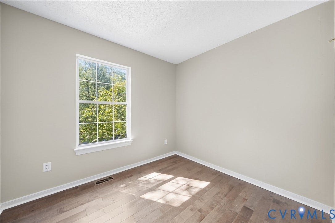 1852 Timberly Waye, Henrico, VA 23238 Neutral wall finishes, wood-finish flooring, white window trim, and white ceiling