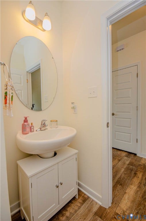 Main floor half bath