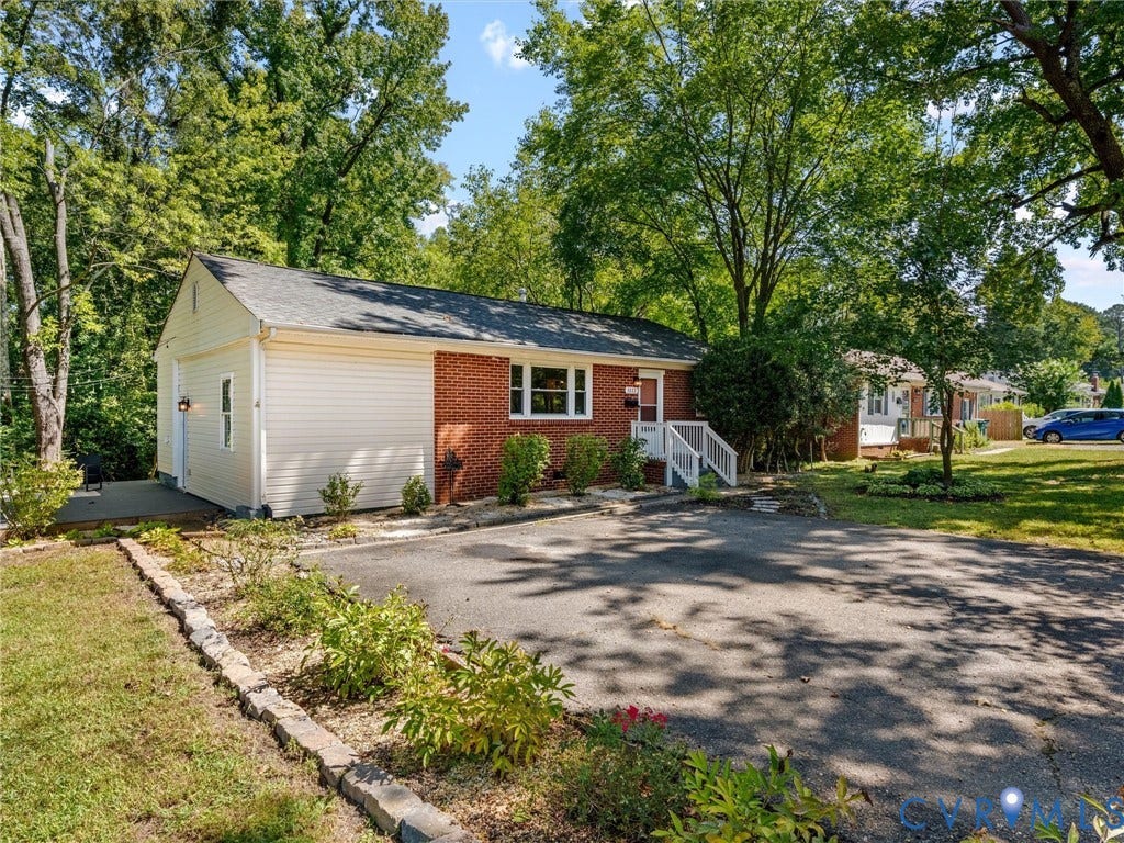 5112 Bethlehem Road, Libbie Mill Area, Richmond, VA 23230 Brick and siding exterior with a gabled roof