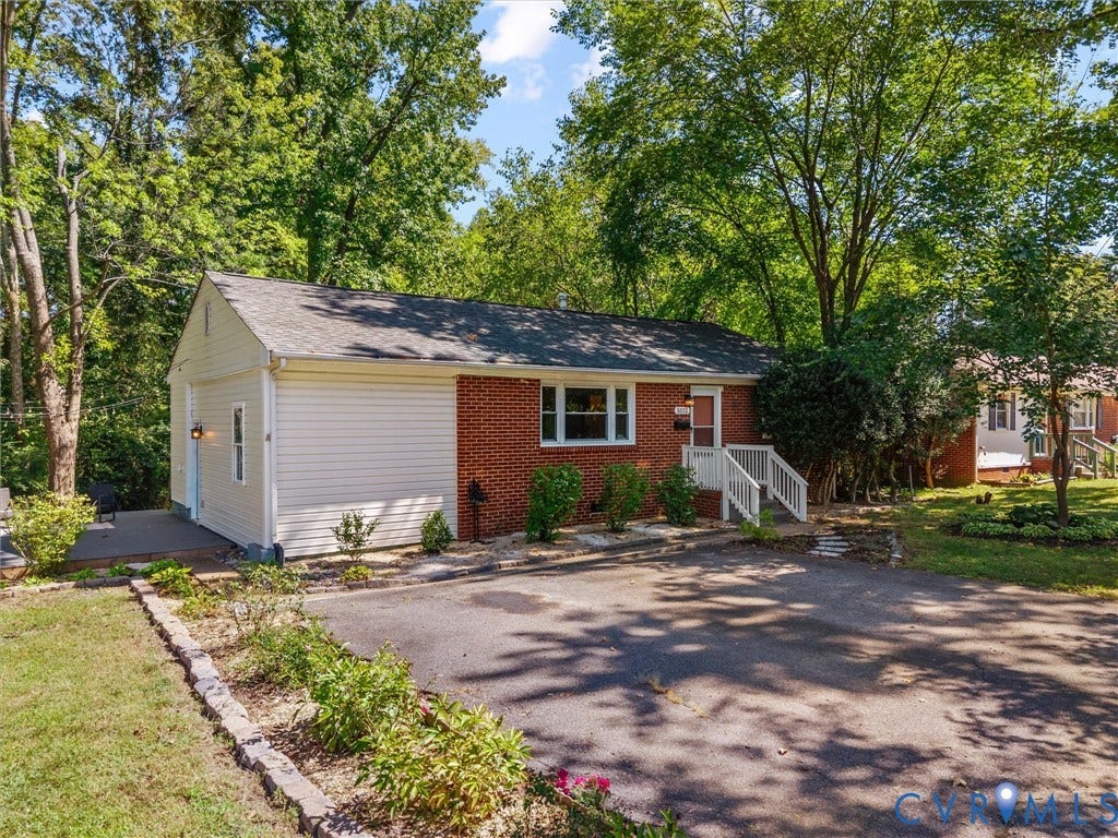 5112 Bethlehem Road, Libbie Mill Area, Richmond, VA 23230 Brick and siding exterior with a gabled roof