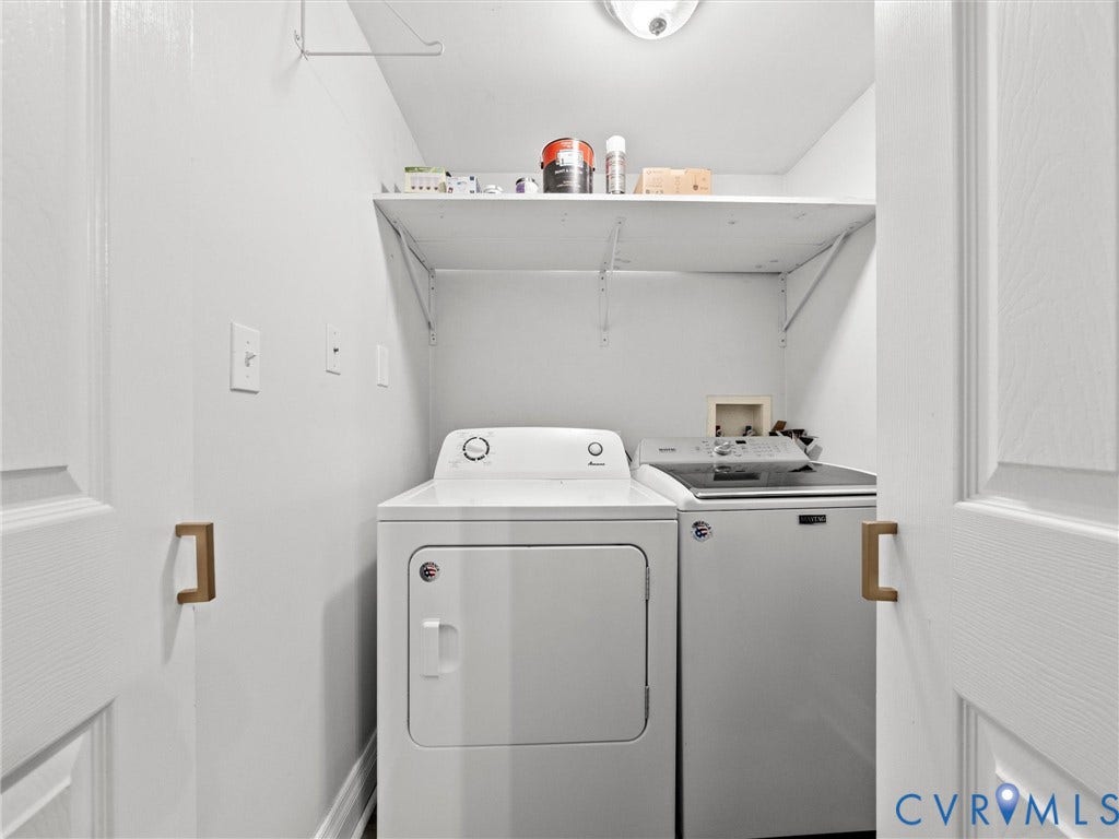 5112 Bethlehem Road, Libbie Mill Area, Richmond, VA 23230 Built-in shelving, white walls, and a ceiling-mounted light fixture