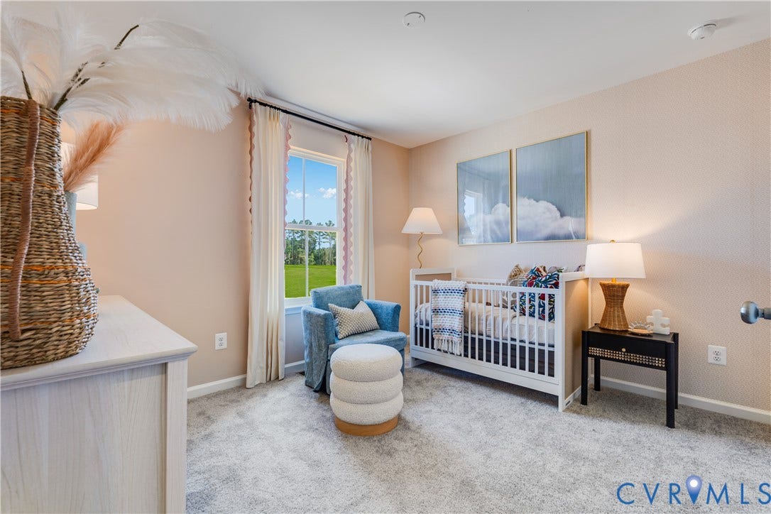 8708 Pullman Lane, Chesterfield, VA 23832 Wall-to-wall carpeting, single window, and a built-in smoke detector