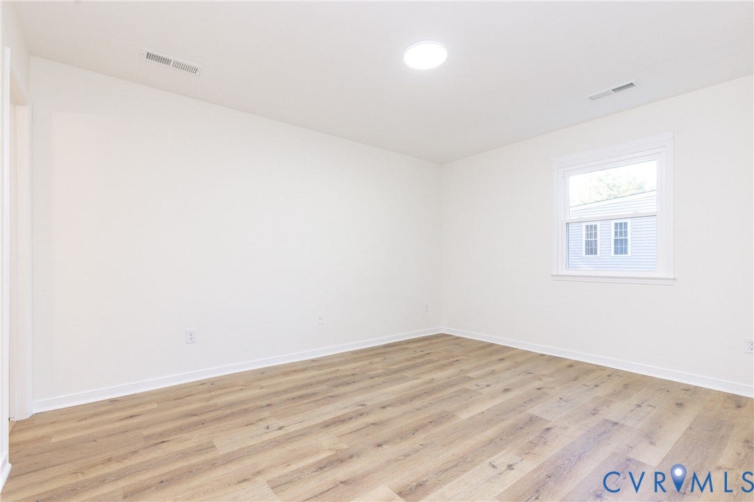 6015 Seaman Road, Westover, Richmond, VA 23225 Wood-finish flooring with white trim