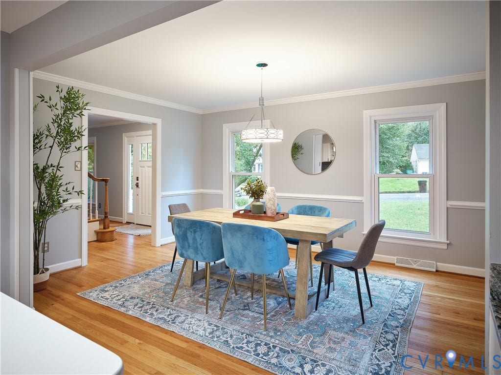 1708 Windingridge Court, Henrico, VA 23238 Hardwoods run throughout the 1st floor.
