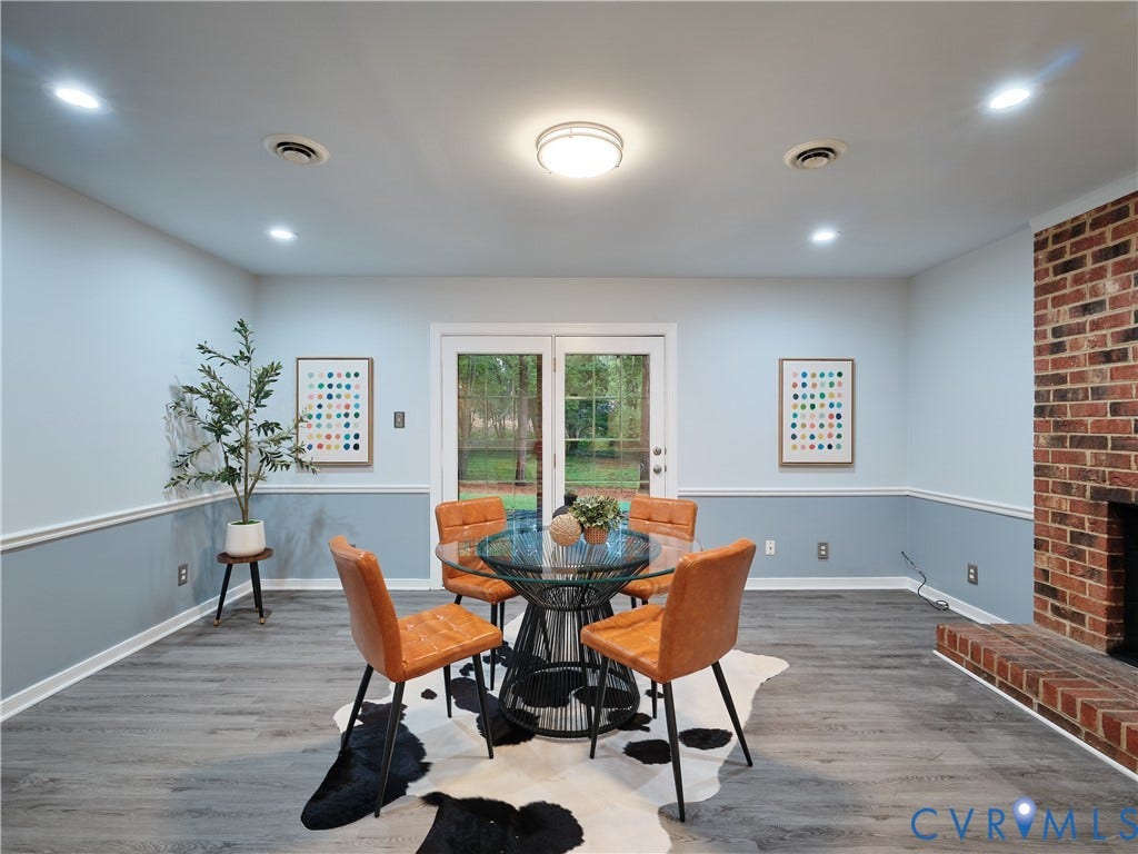 1708 Windingridge Court, Henrico, VA 23238 Walk-out access to the backyard and patio