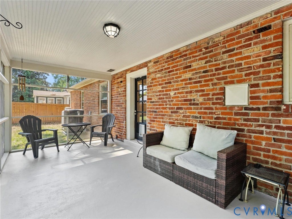 2419 Pineway Drive, Shirley Hills, Richmond, VA 23225 Screened Porch