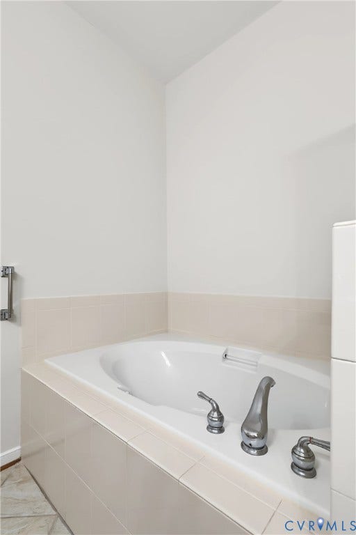 Primary Bathroom Soaking Tub.