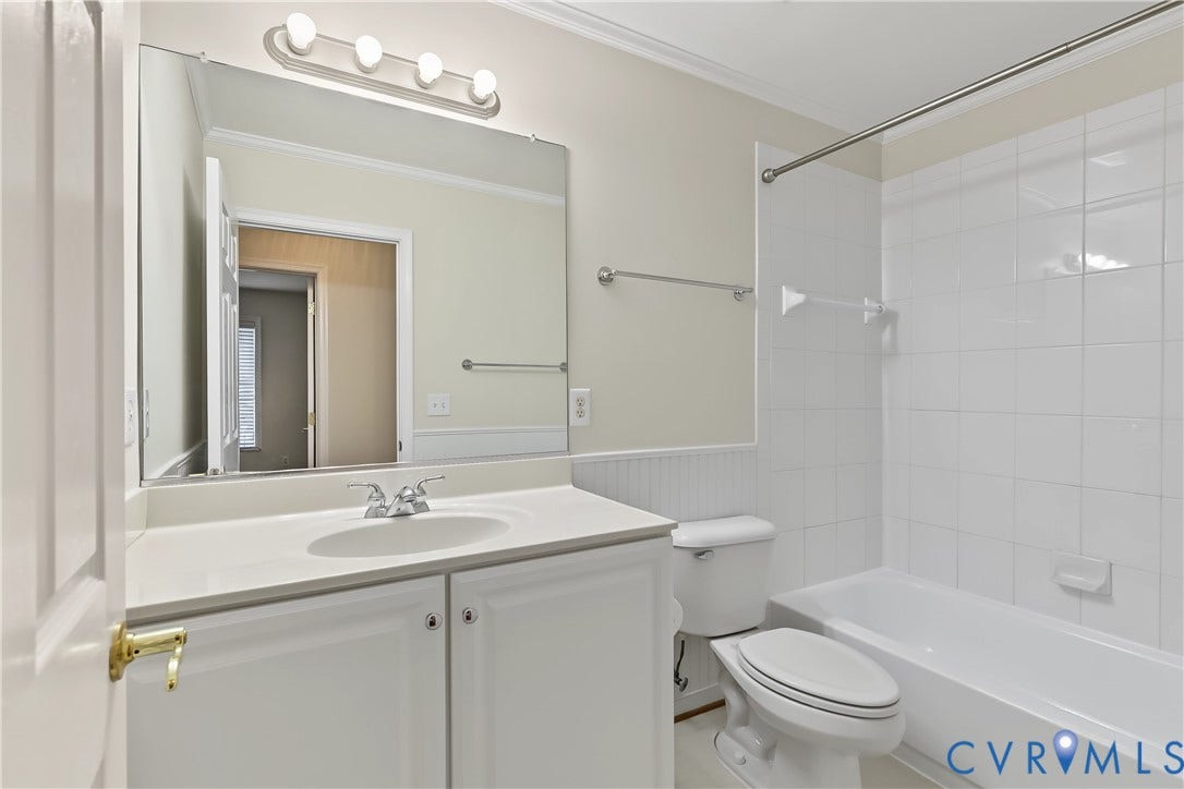 2nd Floor Full Bathroom Featuring Tile Flooring.