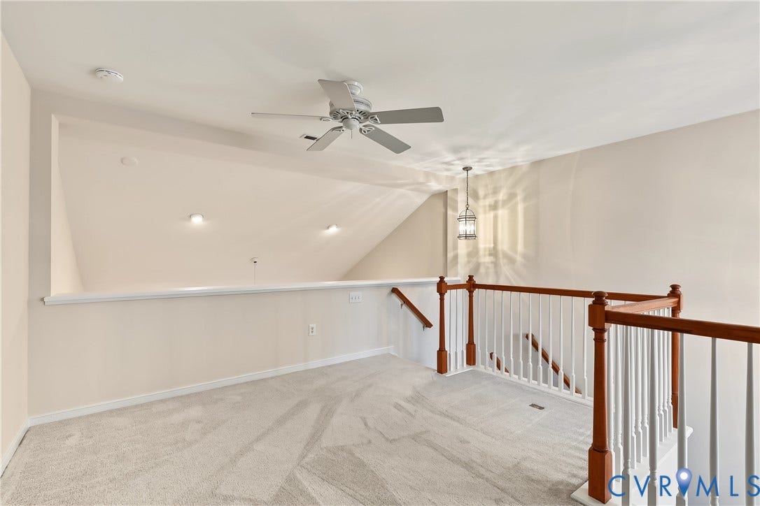 Loft Overlooks First Floor Living Room.
