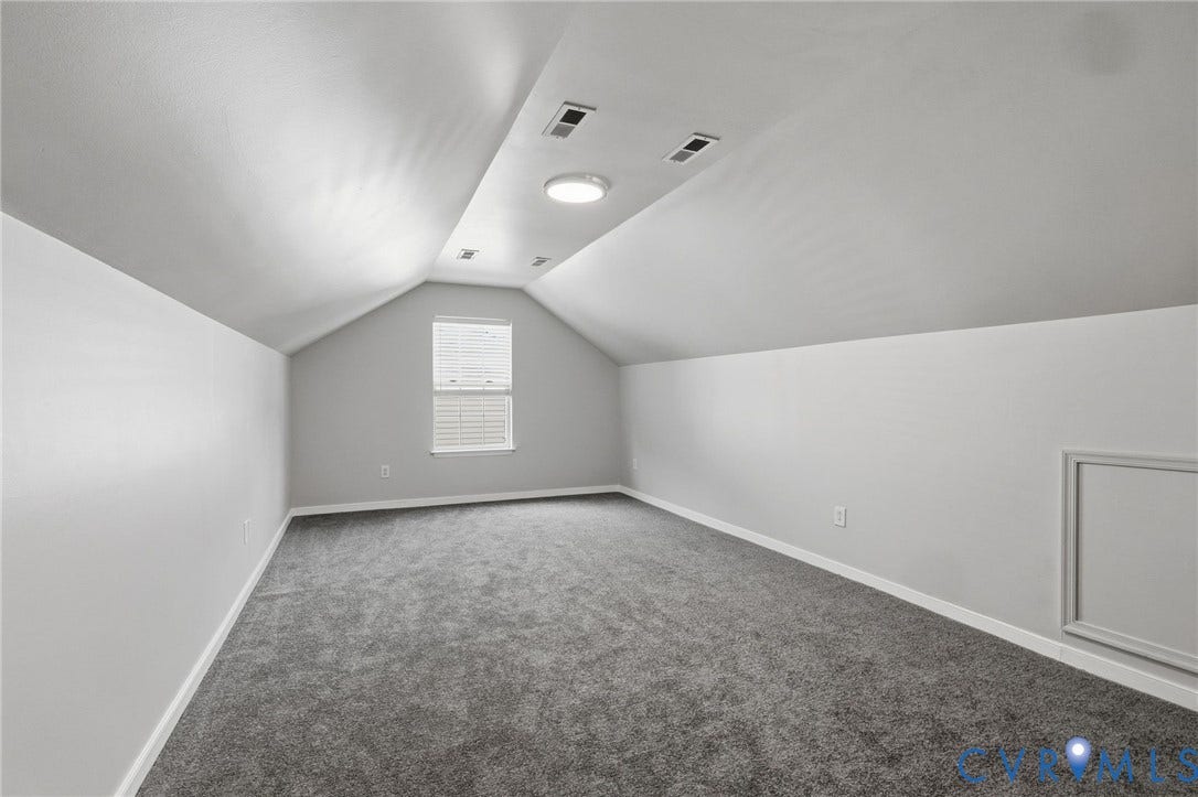 6919 Bears Breech Drive, Moseley, VA 23120 Finished third floor - great 5th bedroom, media room or rec room