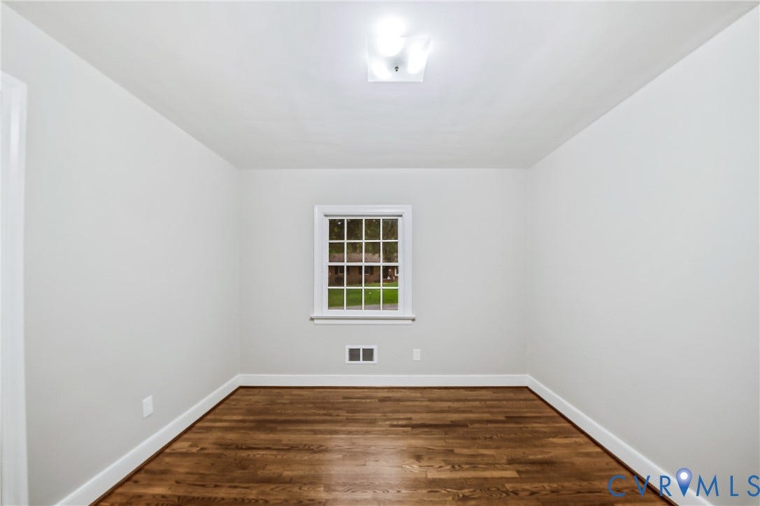 7548 Piney Branch Road, Stratford Hills, Richmond, VA 23225 Wood-finish flooring with white trim