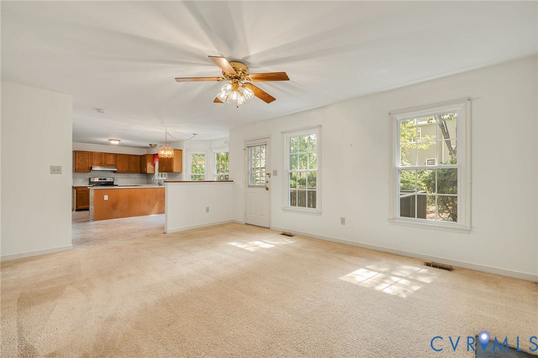 3005 Wiltonshire Drive, Richmond, VA 23233 Neutral wall finishes, recessed lighting, and a ceiling fan with light fixture